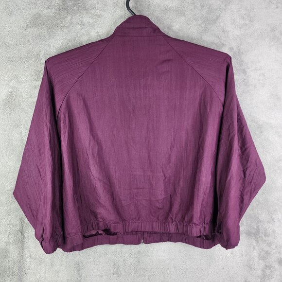 Womens Purple Appleseeds Jacket Full Zip Long Sleeve 100% Polyester Size 3X - Picture 9 of 12